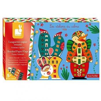 Janod J07881 Funny Animals - Tira de papel trenzada