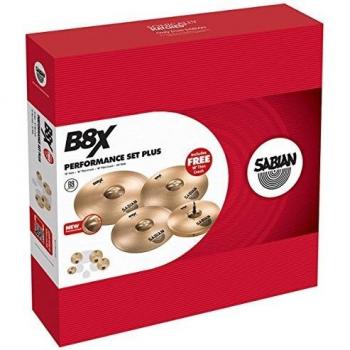 Sabian B8X Performance Cymbal Set Plus with 18 Thin Crash and Sizes 14, 16, 20