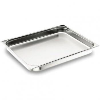 Lacor - 66002 - Cubeta GN 2/1 530x650x20 Sin Asa Inox18/10