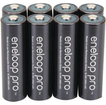 Panasonic Eneloop Pro AA Rechargeable Ni-MH Batteries (2550mAh; 8 Pack)