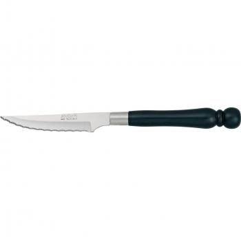IMEX EL ZORRO El Zorro 53061-Cuchillo Postre INOX, 6,5 cm, Acero Inoxidable, Negro, 6.5 cm
