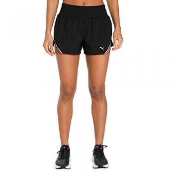 Puma Pantalones Cortos Run Woven 3'' Negro para Mujeres