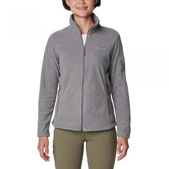 Chaqueta de Forro Polar Columbia Fast Trek™ II para Mujer - Talla 14, Gris, Casual, Manga Larga