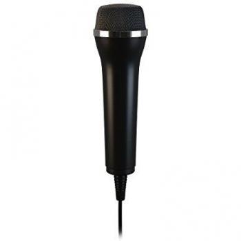 Lioncast Micrófono USB Universal para Ordenador y Karaoke; Compatible con Juegos de Wii, PS3, PS4, Xbox One y PC como Guitar Hero, Rock Star, etc ; Cable de 2,5 m - Negro