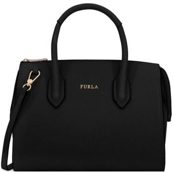 Furla bolso de asas para mujer negro size 23x18x10 cm