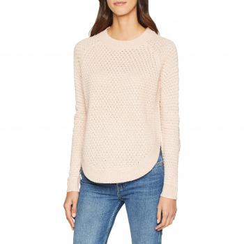 Vero Moda Vmami Surf Curve LS O-Neck Blouse, suéter para Mujer, Rosa Sepia Rose, 42