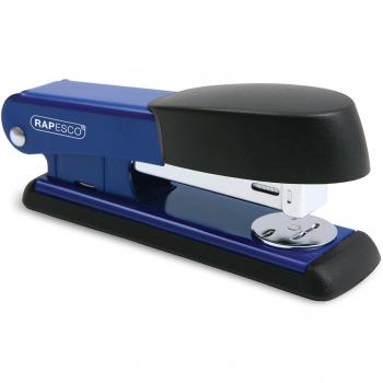 Rapesco Bowfin Grapadora Metálica de Sobremesa para 25 Hojas, Compatible con Grapas 26/6 y 24/6, Funciones de Grapado Cerrado y Abierto - Color