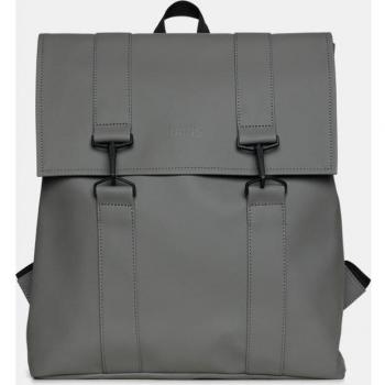 Rains Unisex MSN Bag - Grey, Size: ONE SIZE, Type: Backpack, Characteristics: Waterproof material, unisex design, adjustable straps, laptop compartment