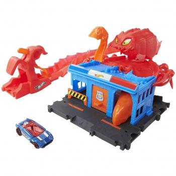 Hot Wheels City Nemésis Escorpión Comisaría de policía