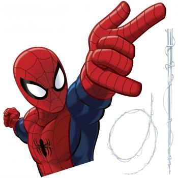 KOMAR-DISNEY ventana-diseño de Spider-Man, 31 x 31 cm/2 hojas
