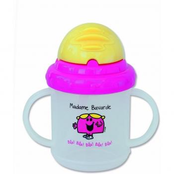 Mr Men y Little Miss 390 211 Trinklerntasse, con cierre de botón, Motif: Madame bavarde