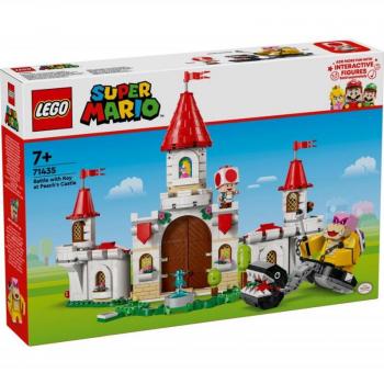 LEGO Super Mario Set de Expansión 71435: Combate contra Roy en el Castillo de Peach, incluye figuras de Roy y Peach, bloques interactivos, desafíos de juego y elementos para construir un castillo temático