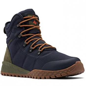 Botas de senderismo Columbia Fairbanks Omni-Heat para hombre, color azul oscuro, talla 43
