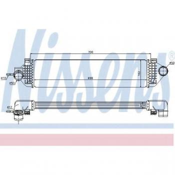 Intercooler NISSENS 96492 - Intercooler de alta calidad para sistemas de refrigeración, fabricado con materiales duraderos, diseño optimizado para un mejor flujo de aire, compatible con múltiples modelos de vehículos, fácil instalación y rendimiento