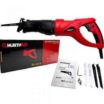 Sierra de sable profesional, sierra recpro, hojas de sierra universal, 2700 spm, 1210 W, interruptor de velocidad variable, 4 hojas de sierra para madera y metal