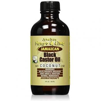 Aceite de Ricino Negro Jamaicano con Coco - Orgánico, 118 ml