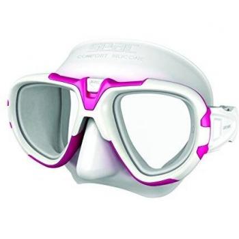 SEAC E- Fox Máscara, Unisex, Rosa Y Blanco, No Talla