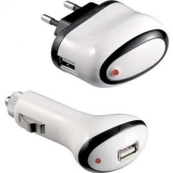 COMPIT - Set Cargadores Alimentadores 100-240Vca-12Vcc / Usb 5Vcc-1A