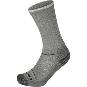 Lorpen - Calcetines unisex Merino Hiker 2 Pack Eco, color gris, tamaño XL, incluye dos pares