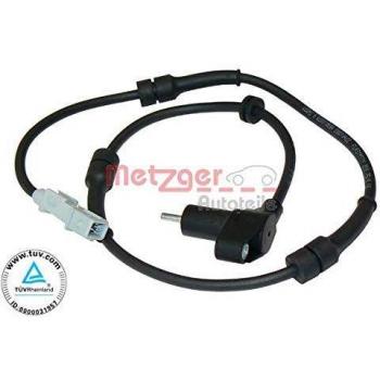 Sensor ABS Metzger 0900049 para Citroen Xsara y Peugeot 306, trasero derecho, compatible con frenos de tambor