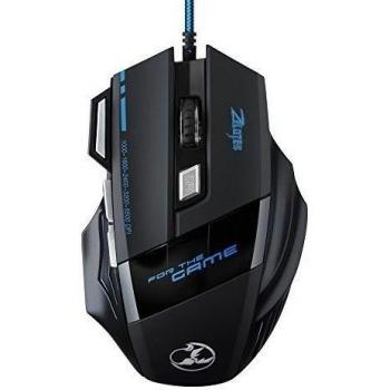 Zelotes Juego de Ordenador ratón, óptico LED mantequería 7 77 botón USB Wired Gaming ratón