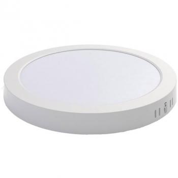 Downlight LED superficie redondo blanco 22,5 cm 18 W 1980 lm 6500 K