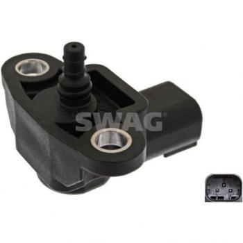 Sensor de presión de sobrealimentación SWAG 10 94 4466