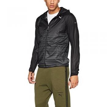 Puma lastlap Graphic Jacket Chaqueta, Otoño-invierno, hombre, color puma black, tamaño large