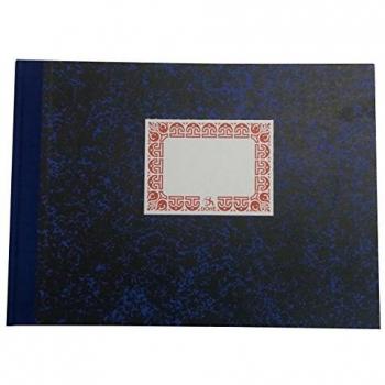 Dohe 9971 - Cuaderno cartoné, rayado horizontal, folio apaisado