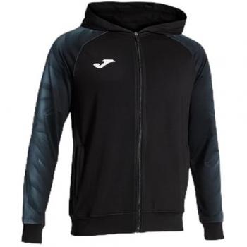 Chaqueta Joma Elite XI para Hombre y Niño, color negro antracita, con sudadera con cremallera, incluye capucha, disponible en talla XS