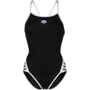Bañador de Una Pieza para Mujer Arena Icons Super Fly Solid, Secado Rápido, Tejido MaxLife Eco Resistente al Cloro y Protección UPF 50+ UV