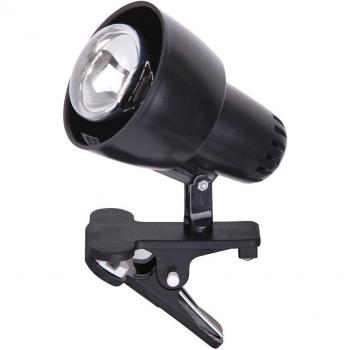 Lámpara Flexo de Escritorio Negra con Interruptor E14 y Clip Rabalux