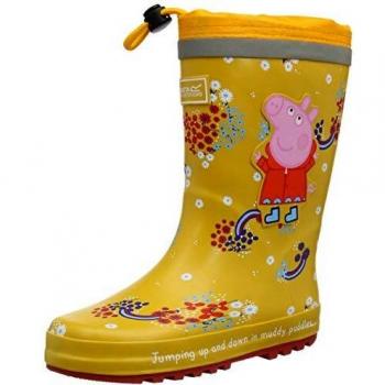 Botas de agua Regatta Peppa Splash Welly para niño, color amarillo, talla 36