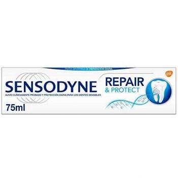 Sensodyne Repair & Protect Original - Pasta de Dientes con Flúor y Novamin que Alivia la Sensibilidad Dental y Ayuda a Eliminar las Manchas - 75 ml