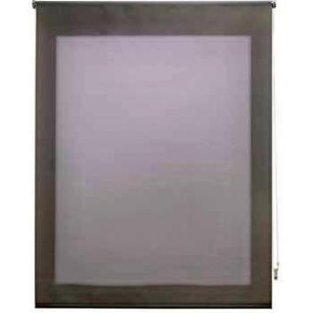 FirstlineGo Estor Enrollable traslúcido Liso Plateado 120 X 175 cm