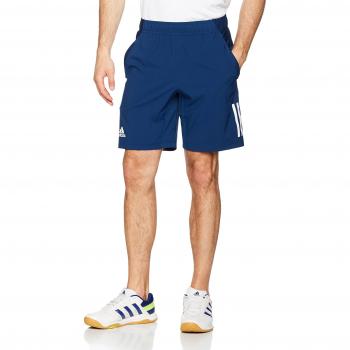 adidas Club Pantalón Corto, Hombre, Azul / Blanco, L