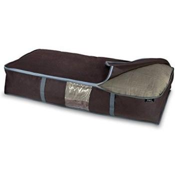 Domopak No Tejido Bolsa de Almacenamiento Cubierta Living Debajo de la Cama unió Marrón Talla XL