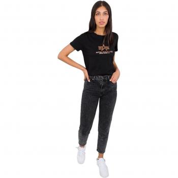 Women's T-shirt Alpha Industries New Basic Foil Print