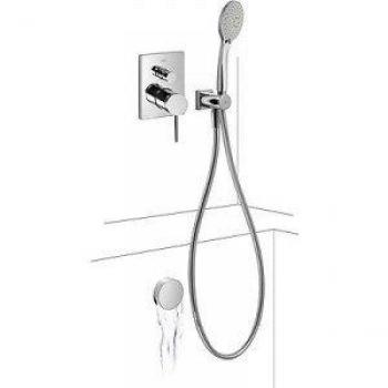 Tres Griferia - Mono‑Term® De Empotrar Baño‑Ducha Con Cierre Y Regulación De Caudal.