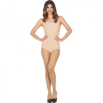 Body Beige sin mangas para mujer