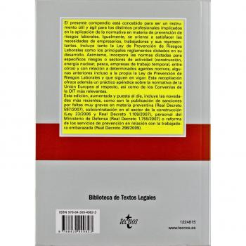 Legislación sobre seguridad y salud en el trabajo