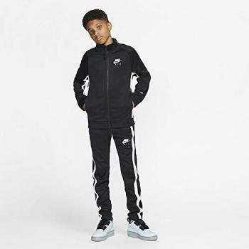 NIKE B Air TRK Suit Chándal, Niños, Black/Black/White/White, S