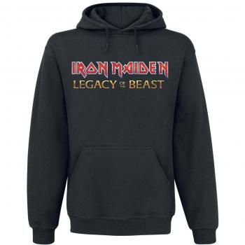 Iron Maiden Eddie On Bass Sudadera con Capucha Negro M