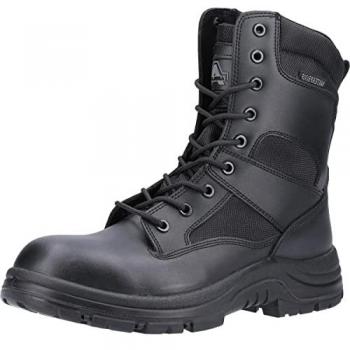 Amblers Men's Waterproof Metal-Free Safety Combat Boots - Black Size 13 UK