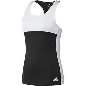 adidas Camiseta De Tirantes T16 CC, Mujer, Black/White, XS