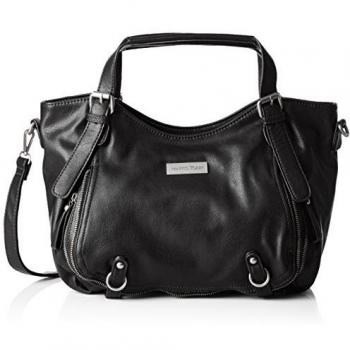 Marco Tozzi 61006, Bolsa de Asa Superior Para Mujer, Negro