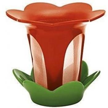 zakdesigns 0828 - 020 flor té Filtro plástico naranja/verde 45 x 35 x 25 cm