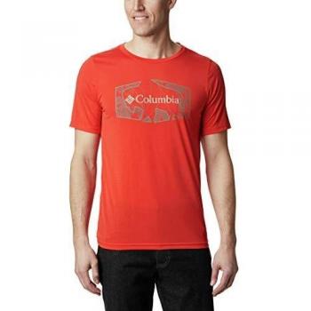 Columbia Terra Vale II SS tee Camiseta, Hombre, Orange, XL