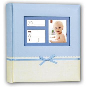 Zep de57200b Denise álbum de fotos con 200 sobres papel laminado azul/Beige 13 x 19 cm