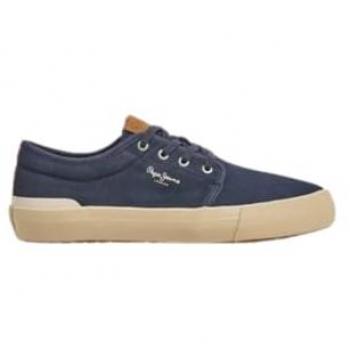 Zapatillas Pepe Jeans Ben Low Azul Marino PMS31071 para Hombre, Suela de Goma, Estilo Casual, Talla 44